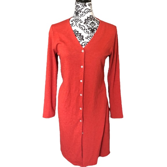 Nice Things Paloma S.—Orange Button-down Dress from Spain - Picture 1 of 13